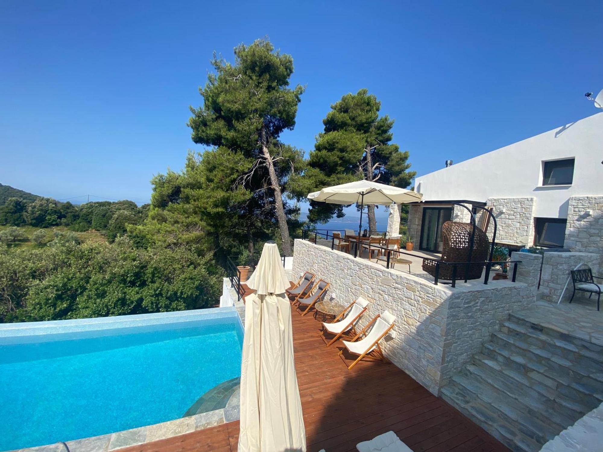 Allure Luxury Villas 3&4 Serenity Retreat Moni Evaggelistrias 外观 照片