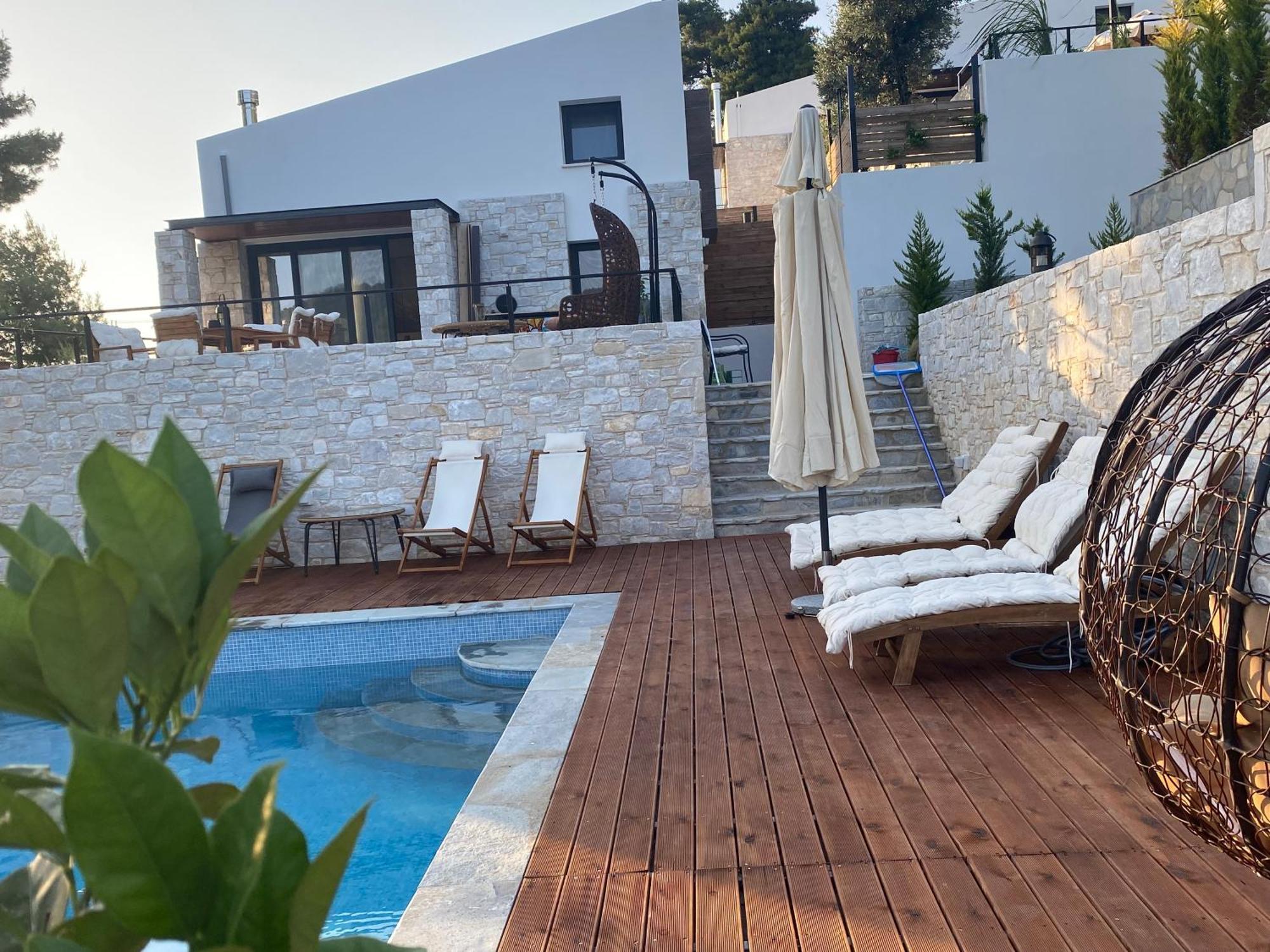 Allure Luxury Villas 3&4 Serenity Retreat Moni Evaggelistrias 外观 照片