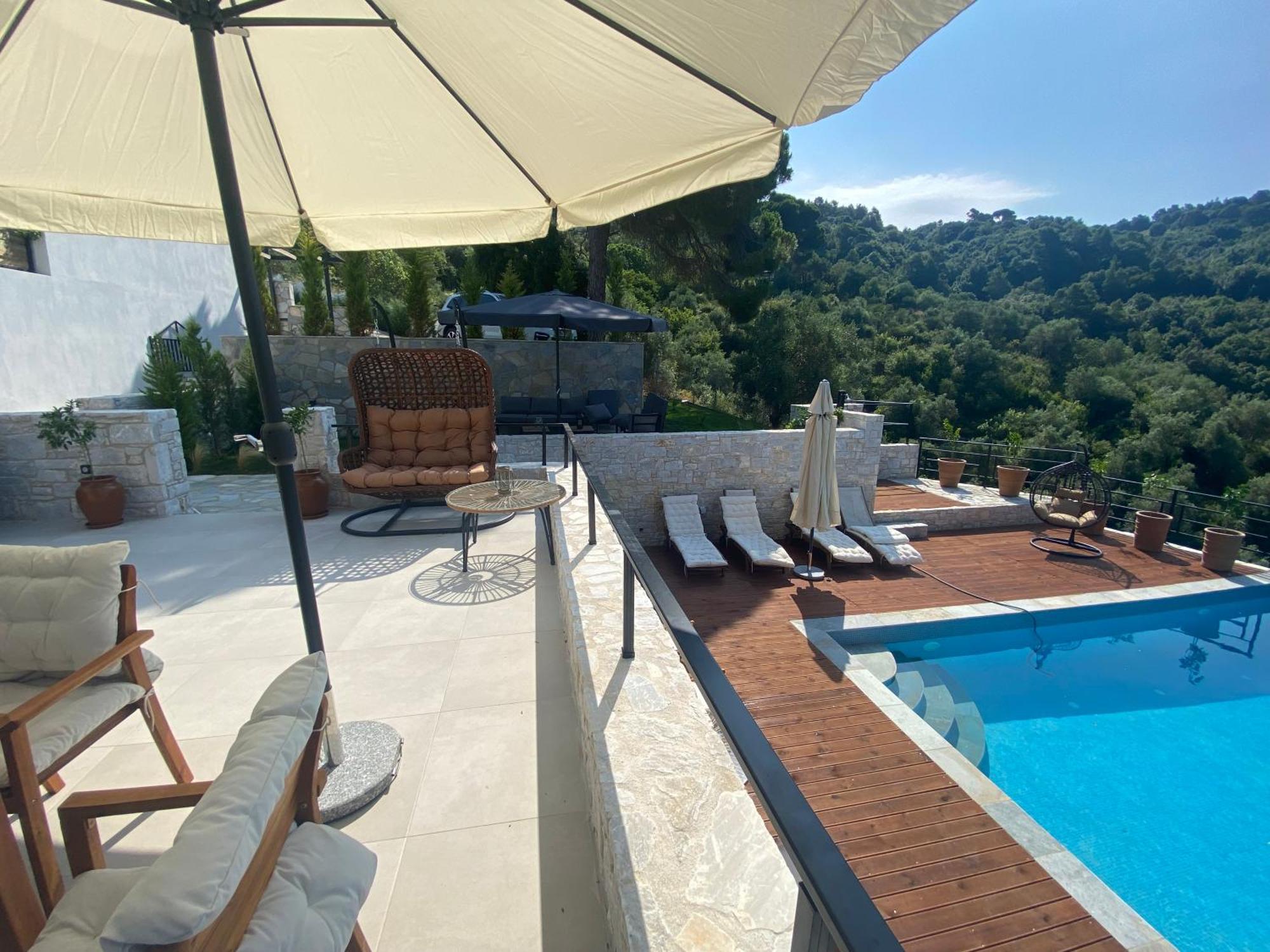 Allure Luxury Villas 3&4 Serenity Retreat Moni Evaggelistrias 外观 照片