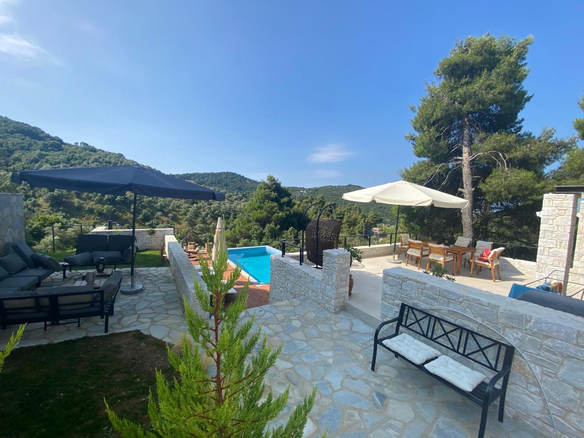 Allure Luxury Villas 3&4 Serenity Retreat Moni Evaggelistrias 外观 照片
