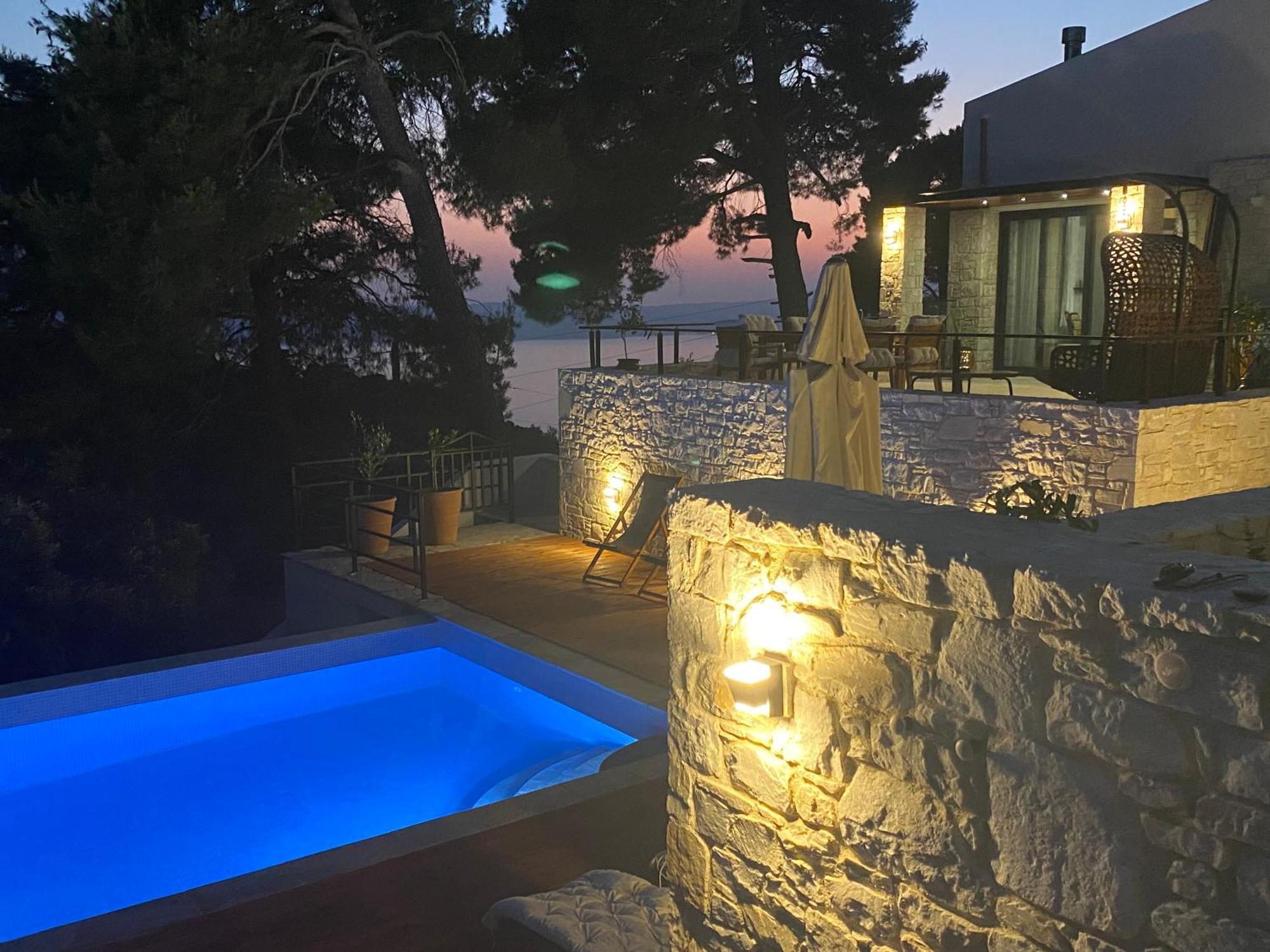 Allure Luxury Villas 3&4 Serenity Retreat Moni Evaggelistrias 外观 照片